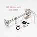 YIYDA Bocina de trompeta para coche Car Horn Bocina eléctrica 160DB Bocina de barco con soporte de montaje acero inoxidable 304 Bocina de camión Bocina para cualquier 24V coche camión barco etc