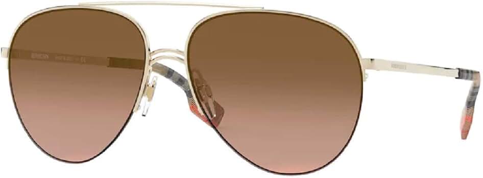 BURBERRY アヒエタ フレム サンクラス BE3113 110913 Amazon.com: BURBERRY Sunglasses BE 3113 110913 Ferry Light