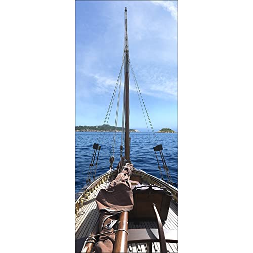 Image of 141032 Sticker ONDOOR, Adhesive for Door - Ocean, 204 x 83 cm