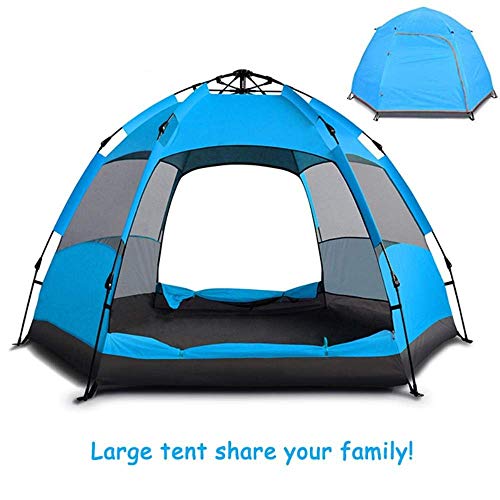 Carpa hexagonal impermeable para 3-5-7 personas miniatura 2