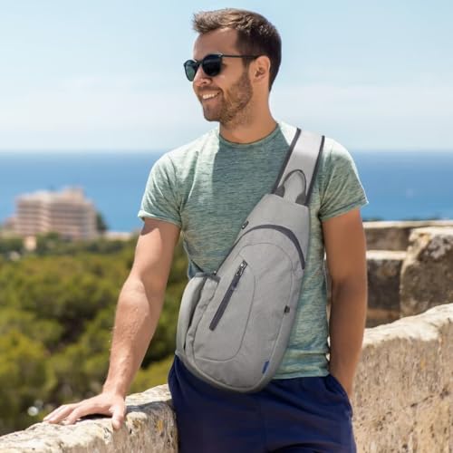 Bolso bandolera grande TITECOUGO impermeable para mujeres y hombres miniatura 6
