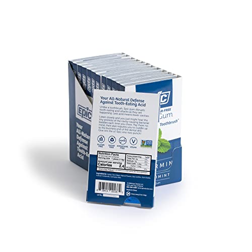 Epic GUMPP144 Xylitol Chewing Gum - Sugar Free & Aspartame Free Chewing Gum Sweetened W/Xylitol thumb #1