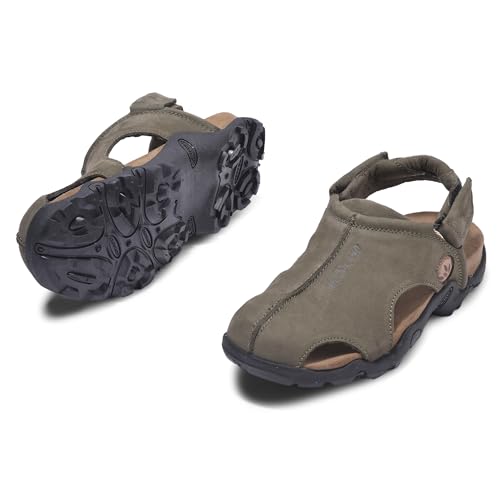 Image of Woodland Men's Leather Sandal