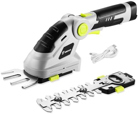 Trimmer Grass Cutter - Which One Will Transform Your Lawn Care? 5 Hedge Trimmer Cordless Grass Shear: DEKOPRO 8V Electric Bush Trimmer Grass Cutter Trimmer, 2 in 1 Handheld Hedge Trimmers for Garden Lawn Hedge Yard, Lithium-Ion Battery and Type-C Cable Included