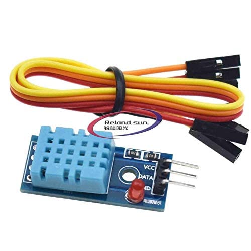 DHT11 Temperature Humidity Sensor Module Digital Temperature Humidity Sensor 3.3V-5V with Wires