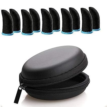Gaming Thumb Sleeve, Anti-Slip Touch Screen Finger Cover for PUBG Mobile Games, Multi Colour-image-43