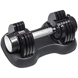 Pesas Ajustables Decathlon OVER SPORT Mancuernas Ajustables de 2,2kg a 11kg para Gimnasio o Hacer Deporte en Casa - Pesas con Discos Regulables para musculación para Hombre y Mujer- Pesas Ajustables