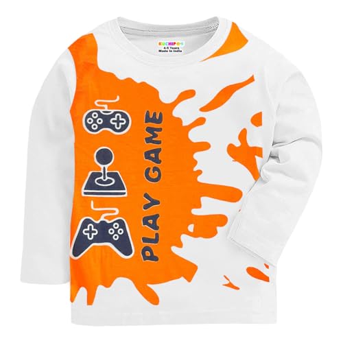 Image of Kuchipoo Boys Full Sleeves Cotton T-Shirt