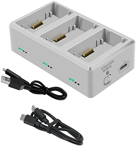 Amazon | XBERSTAR DJI Mini3 Pro用 充電ハブ グレー 充電アクセサリー 