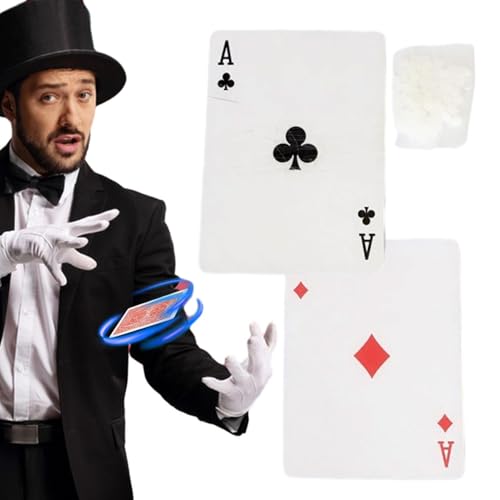 Pokerkarten - Spielkarten Deck | Zauberkarten Spielkarten markiert Stripper Deck | wasserdichte Spielkarten | Magic Floating Cards | fliegende Spielkarten Gallegg – Bild 3