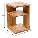M2 Kollektion Domingo, Wildeiche Geölt, 40x60x40, Braun – Bild 2