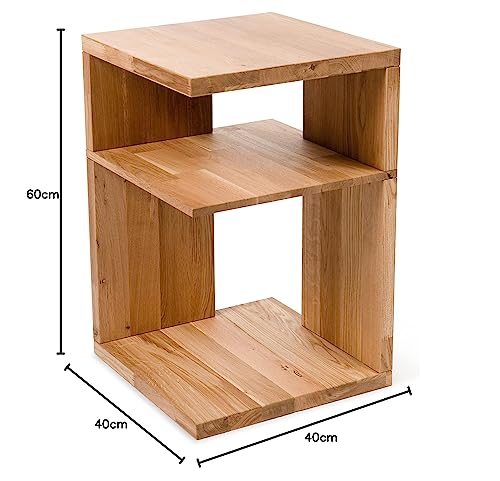 M2 Kollektion Domingo, Wildeiche Geölt, 40x60x40, Braun – Bild 3