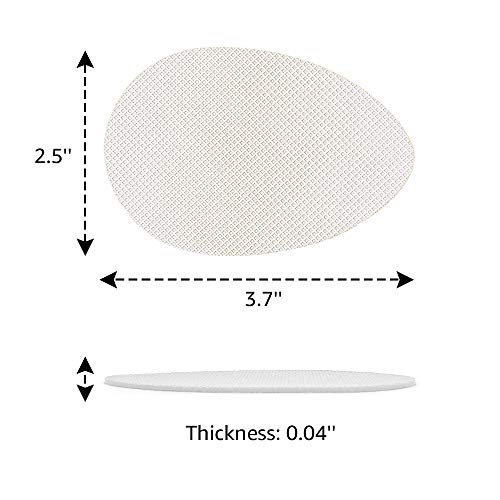 Image of 8Pcs Silicone Anti-Slip Shoe Pads: Discreet Quiet Sole Grips | Muffle Loud Heels: Self-adhesive, cut-to-fit quiet grips for dry indoor use. Budget-friendly fix for office & weddings