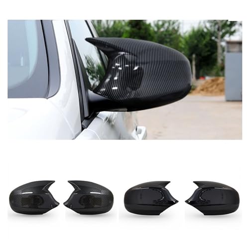 Coque rétroviseur carbone pour BMW E87 E90 protection boîtier rayé en ABS