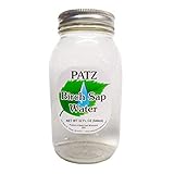 Patz Birch Sap Water 32 Ounce Jar Tapped from Wisconsin Birch Trees