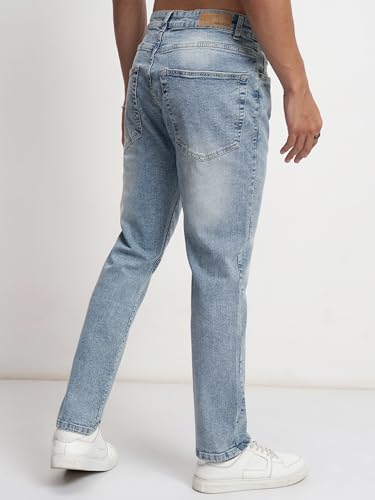 Image of Highlander Men's Straight Fit Jeans | Stretchable | Everyday Comfort & Style| Jeans for Man