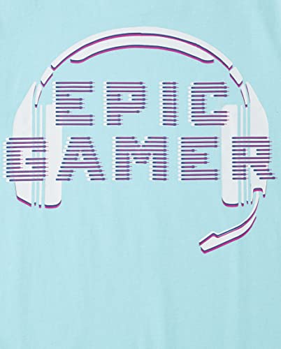 The Children's Place Boys' Gamer Short Sleeve Graphic T-Shirts,multipacks4