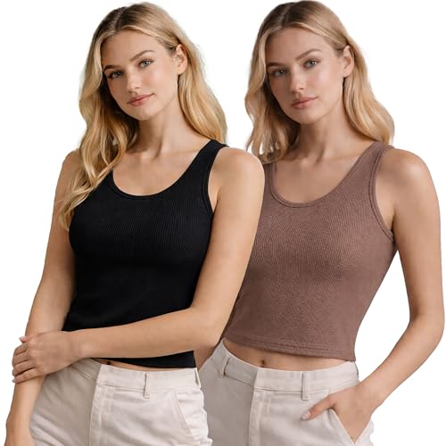 Image of London Hills Tops for Woman | Tshirt for Woman | t Shirt for Womans | Crop top for Woman's | Women tees | Stretchable Women Tops | Sleeveless Ribbed top's for Women's Western 'Women t Shirt