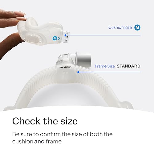 resmed airfit n30i standard frame system elbow amp nasal cradle cushion - for cpap mask - replacement cpap accessories - standard frame  medium cushion