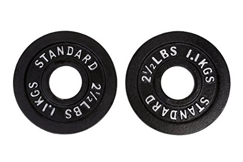 2.5 Pound Black Olympic Plate Pair