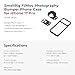 SmallRig FilMov Bumper Phone Case for iPhone 17 Pro, Hollow Back Design with Lens Backplate, 67mm Filter Adapter Compatible with Phone Gimbal Stabilizers, for DJI for Insta360, Black - 5790
