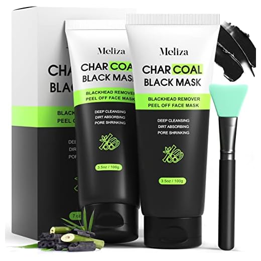 2 Packs Blackhead Remover Mask, Peel Off Facial Mask, Charcoal Facial Mask, Deep Purifying & Pore Shrinking Black Mask, Blackhead Mask For All Skin Types