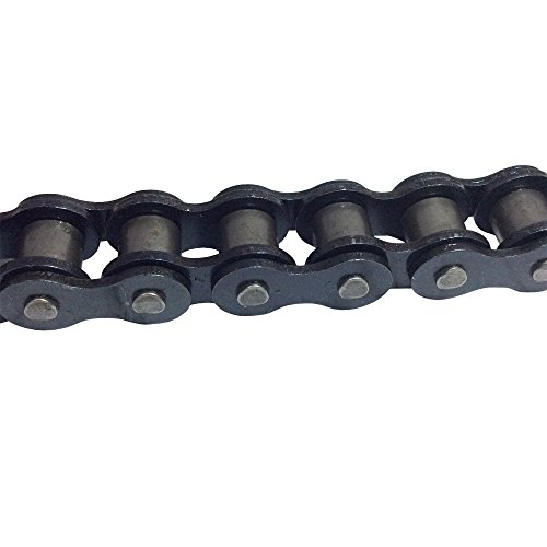 Kovpt 10Ft #40 Heavy Duty Roller Chain With 1 Connector Link For Go Kart, Mini Bike, Garage Gate Chain Replacements #TOP2
