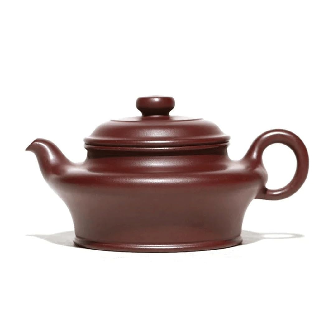 TYUHDUYUR 180ml Clay Teapot Famous Handmade Tea Pot Eggplant Skin Mud Kettle Chinese Zisha Tea Set (D As Shown)