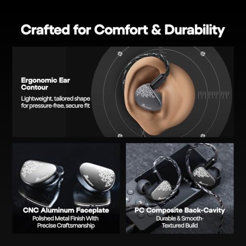 Image of Linsoul Kiwi Ears Cadenza II 10mm Titanium Driver in Ear Monitor IEMs