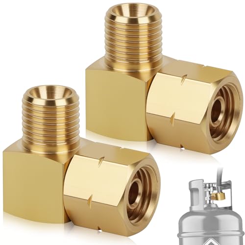 Gas Verbindungswinkel 1/4\" Links Gas Winkel 90 Grad Messing Eckverbinder 2Stk Messing Winkel Gasschlauch Schnellkupplung DN8 Linksgewinde Gase Adapte für Gasschlauch Wohnmobil Camping Gastherme Gas Verbindungswinkel 1/4\" Links Gas Winkel 90 Grad Messing Eckverbinder 2Stk Messing Winkel Gasschlauch Schnellkupplung DN8 Linksgewinde Gase Adapte für Gasschlauch Wohnmobil Camping Gastherme