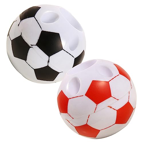 HOUDERCO 2 peças porta-lápis de futebol suporte de canetas de escritório e escola organizador de secretária multifuncional cor