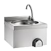 Handwaschbecken mit Kniebedienung Waschbecken Ausgußbecken Ausguss 400 x 400 x 235 mm