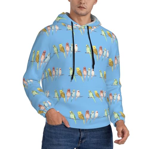 Sweat à capuche imprimé perroquets pour rompre avec les pulls tristes
