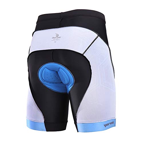 Image of beroy Men's Comfortable Bicycle Cycling Pants, 3D Padded Bike Shorts