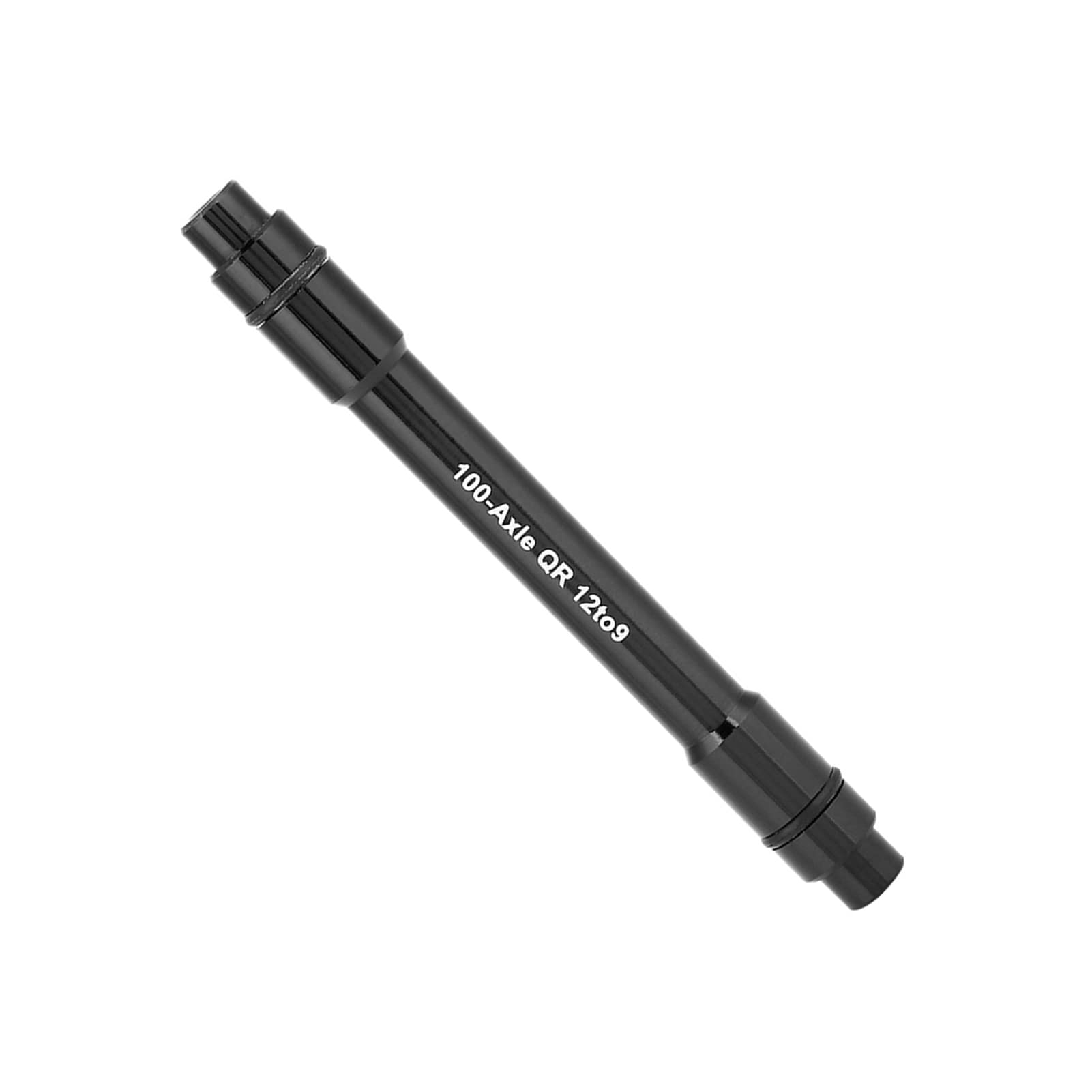 Adapter Piasty Przez Oś, 2-kolorowy Adapter Piasty Roweru Rowerowego, Lekki Stop Aluminium 12 Mm Do 9 Mm Szybkozłączka Adapter Szpikulca Konwerter Do Roweru Górskiego(Czarny)