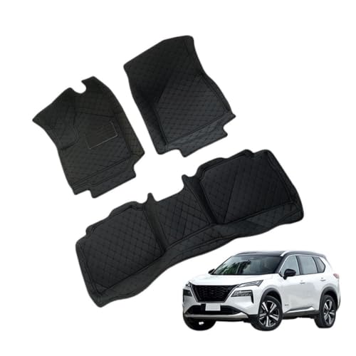Tapis de sol Nissan X-Trail 2023 étanches en cuir avec tapis de coffre