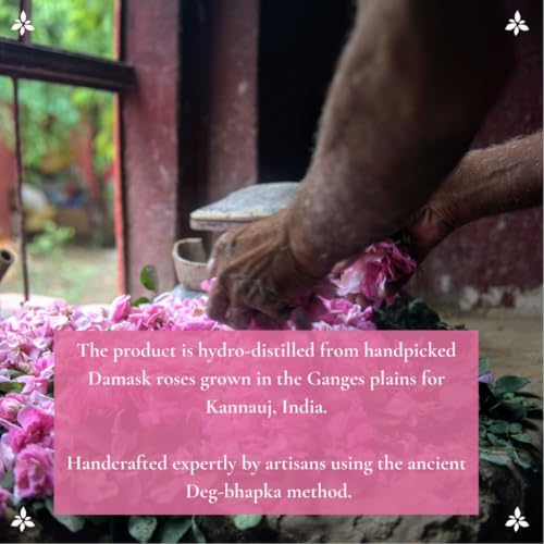 Image of Boond Fragrances 100% Pure Rose Water | 100ml | FSSAI Approved | Comes with Fine Mist Spray Pump