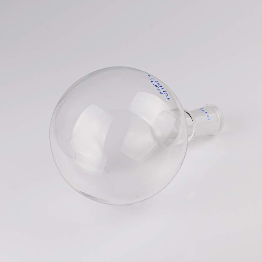 Labasics Cristal Matraz de Fondo Redondo 1000ml Cuello Único 24/40