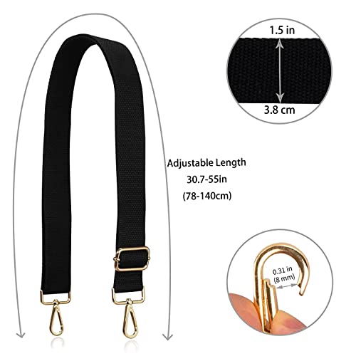 Image of Allzedream Purse Straps Replacement Crossbody Bags Handbag Wide Canvas Adjustable