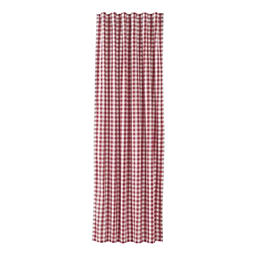 VHC-Brands-Annie-Buffalo-Farmhouse-Curtain-Panel-Check-Red-96×50 VHC Brands Annie Buffalo Farmhouse Curtain Panel Check Red 96×50