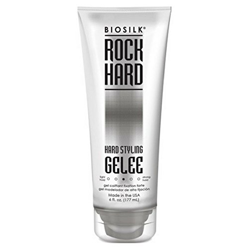 Biosilk Rock Hard Hair Styling Gelee 6 oz (Pack of 5)