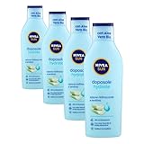 NIVEA SUN Lait Après-soleil Hydrate 200 ml, Crème après-soleil à l'aloe vera bio et acide hyaluronique, Crème hydratante pour le corps...