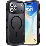 【Protection antichoc】Cette coque 17 pro max avec bord ondulé répartit efficacement les impacts et utilise des matériaux PC+TPU de haute qualité pour amortir les chutes et protéger entièrement le mobile.