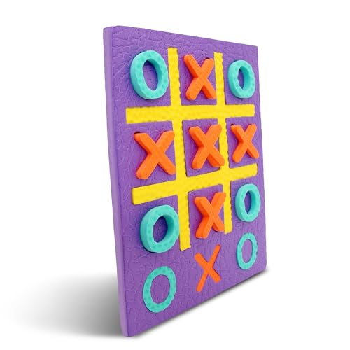 Image of BabyPro Tic Tac Toe Toy, XOXO for Learning, Toys for 3+ Year Old, Skill Toy, Birthday Gifts for Boys & Girls, Cross and Zero, Ready to Play, Safe & Non-Toxic