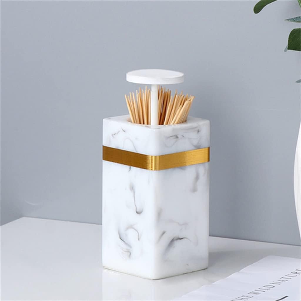Resin toothpick holder home restaurant storage box living room desktop hotel