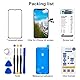 Dinow für iPhone XS Display Bildschirm(Schwarz) 5,8 Touch Screen Ersatz, Display iPhone XS Digitizer Frame Assembly mit 3D Touch + Tool Kit mit Modell A1920, A2097, A2098, A2100