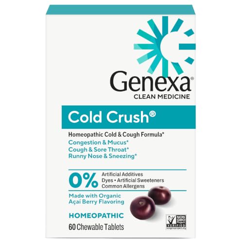Genexa Cold Crush, Drug Free & Made Clean...