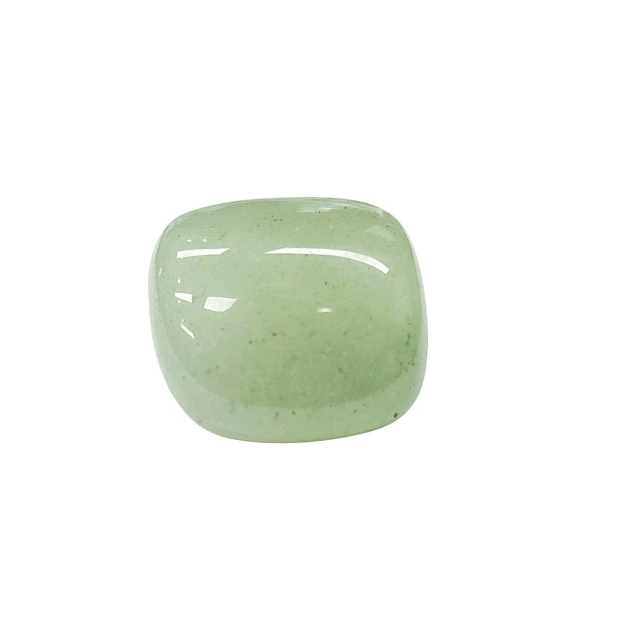 Shubhanjali Reiki Healing Green Aventurine Crystal Single Tumble Stone Raw Green Aventurine Tumble Gemstone Pebble for Aquarium Home Decorative Garden Table Vastu Correction 1 Pc Green-image-30