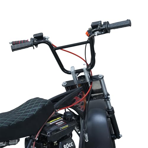 JMCHstore Black Manubrio Mini Bike 7/8'' con Elevación de 10.5'' y Barra Cruzada Reforzada para Motovox MBX10 Mega Moto MMB80 Baja DB30 miniatura 6