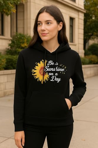 Image of Raves Womens Stylish Printed Hoodie | Trendy Cotton Fleece Hooded Sweatshirt for Women & Girls | Full Sleeve Winter Wear Pullover